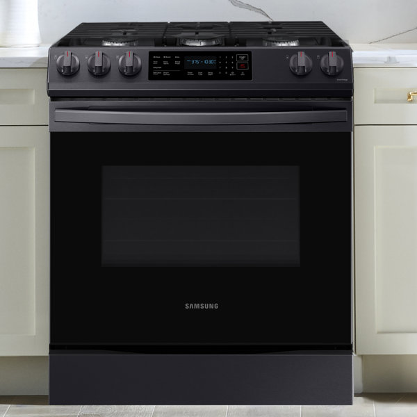 Samsung 30" 6 cu. ft. Smart SlideIn Gas Range with Griddle & Reviews